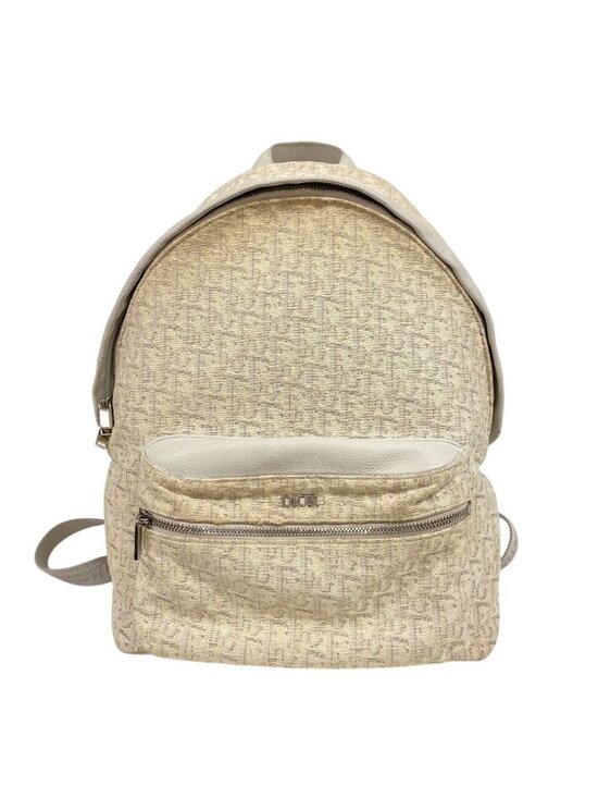 Dior Rider Oblique Backpack Trotter Purse White main image 5